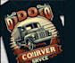 do creative truck courier service logo
