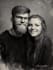 illustrate a romantic family couple portrait
