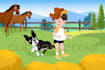 draw children book, poster, tshirt design cartoon style