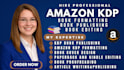 do amazon KDP book editing kindle paperback book formatting KDP book publishing