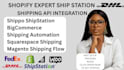 integrate wix or squarespace shipping sync system using shippo sendcloud easyshi