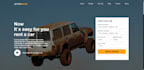 create modern landing page HTML, CSS, js