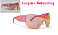 remove glare, reflection from glasses and retouch sunglass within 1 hours