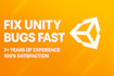 fix bugs in your unity game