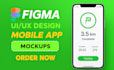 make stunning mobile app in figma