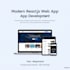 design a reactjs web app or a single page application