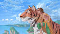 draw anime background, 2d environment, landscape