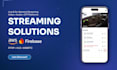 develop full stack web app using mern, webrtc, rtmp, ffmpeg, gstreamer