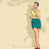 draw a retro vintage comic illustration