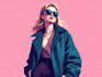 draw a digital fashion illustration