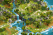 do fantasy map illustration vector map 2d isometric map