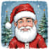 draw christmas day caricature