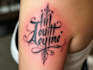 create arabic and persian minimal calligraphy tattoo