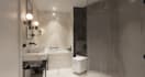redesign 3d hotel room interior, couch set,bedroom decor, cgi interior rendering