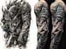 make a tattoo design of tattoo sleeve