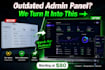 build a custom laravel admin panel, dashboard or web app