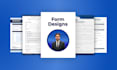 design a custom elementor form page for wordpress lead generation