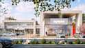 remodel real estate development,showroom complex,commercial center cgi rendering