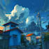do anime background art