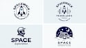 design outstanding space travellers logo