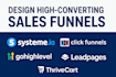 setup systeme io, clickfunnels, gohighlevel, leadpages, or thrivecart funnels