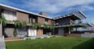 redesign modern commercial complex, front elevation, facade,3d house rendering