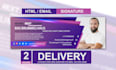 do HTML clickable signature for gmail, outlook
