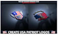 create usa patriot logo design