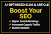 seo articles, blogs for google and llm ranking optimization