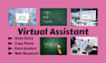 be your professional data entry and web research expert