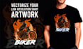 vectorize your low resolution shirts artwork for screen printing