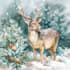 design a custom flat style christmas illustration