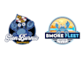 design wonderful crab logo with satisfaction guaranteed