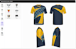 design 2d 3d t shirt, suit, jersey, uniform, on shopify kickflip and zakeke
