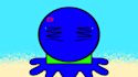 create a cute squid jelly sea creature