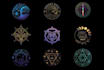 make sacred geometry, esoteric, mystical, spiritual logo design