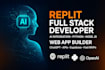replit ai full stack developer, ai integration, python, nodejs, web app builder