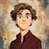 made a unique disney style portrait