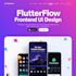 build flutterflow frontend UI design and responsive app development