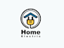 creative and good looking home service logo