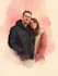 draw couple portrait illustration