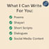write original hindi poems, shayari, and scripts for you