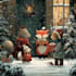 draw christmas cartoon caricature
