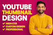 design eye catching youtube thumbnails for fast growth