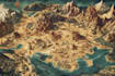 do fantasy map illustration for map