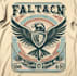 create unique bird falcon security logo
