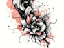 custom an abstract black tattoo design