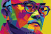 do a professional pop art portrait