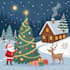 make a christmas illustration for you