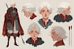 draw a fancy dnd character art